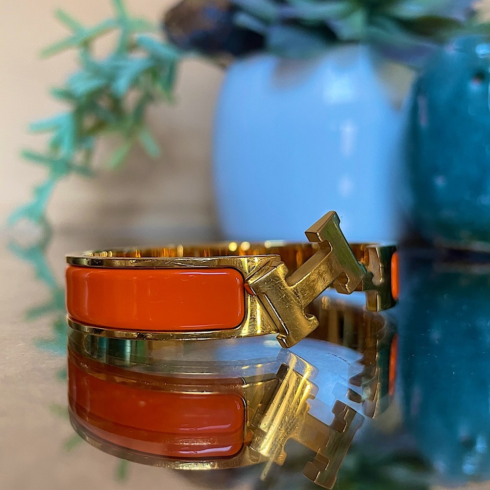 Hermès Clic H Bangle Bracelet